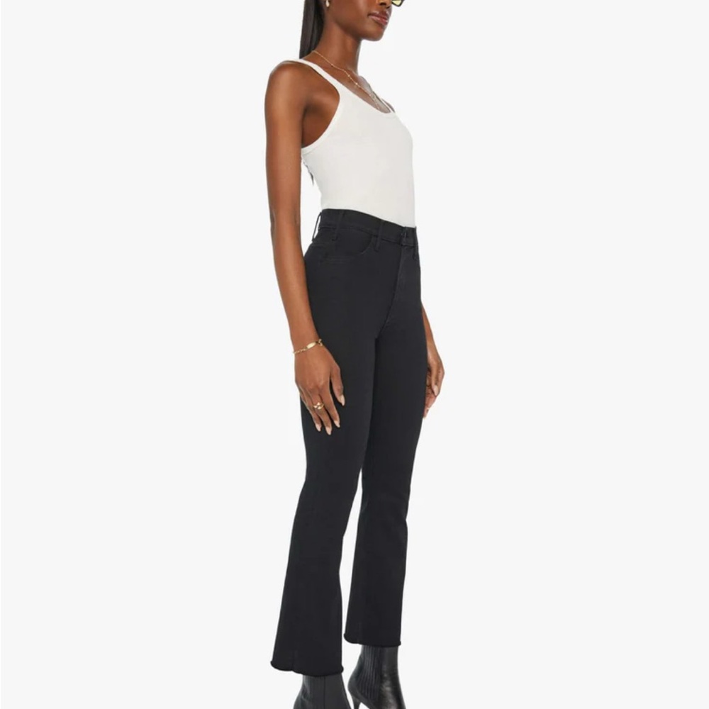 MOTHER Hustler Ankle Fray Jeans